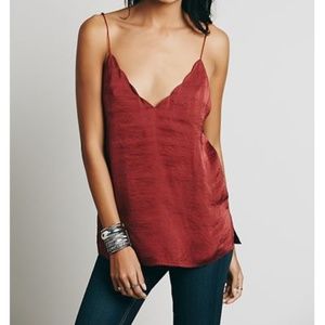 Free People Scallop Edge Cami
